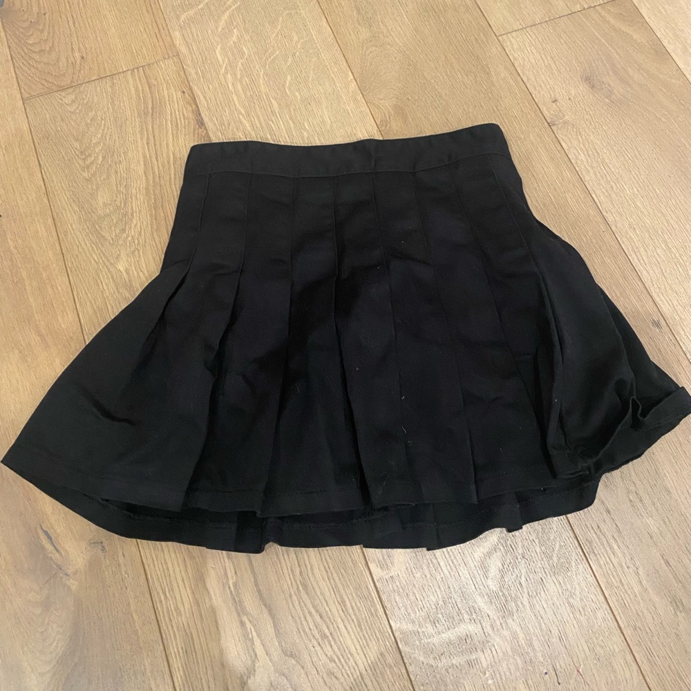 J. Galt Black Pleated Skirt